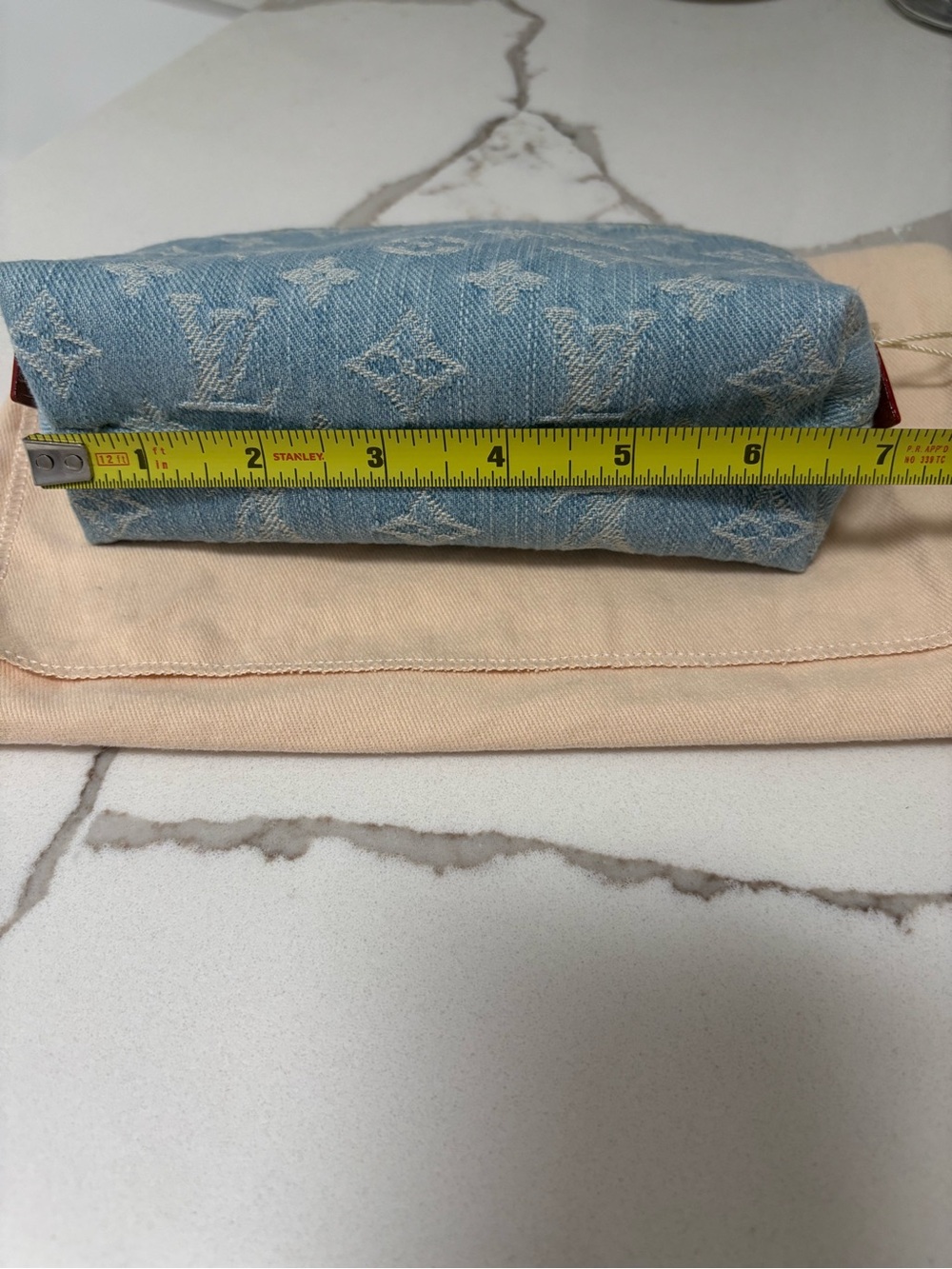 Louis Vuitton Denim Cosmetic Pouch - Picture 7 of 11
